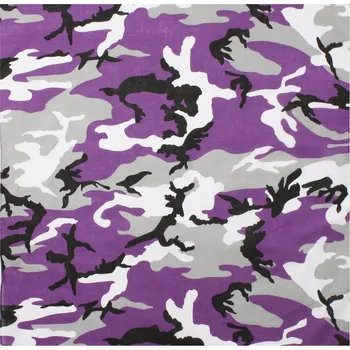 Šála ROTHCO šátek 55 x 55 cm fialové maskování ULTRA VIOLET CAMO