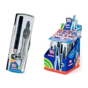 Set školních potřeb Cyrkiel metalowy + ołówek