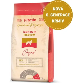 Krmivo pro psa Fitmin Granule pro psy Medium Senior 12 kg