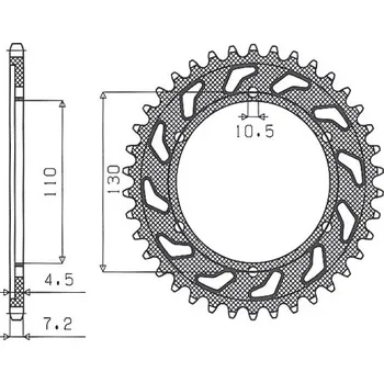 Řetězová sada pro motocykl SUNSTAR rozeta 4385 46 YAMAHA R6 06-20, MT09 14-19, SUZUKI GSXR 750 11-19, GSXR 1000 17-19, XSR 900 16-19 (+1) (JTR1876.46) (438545JT (SUNSTAR rozeta 4385 46 YAMAHA R6 06-20, MT09 14-19, SUZUKI GSXR 750 11-19, GSXR 1000 17-19, XSR 900 16-19 (+1))