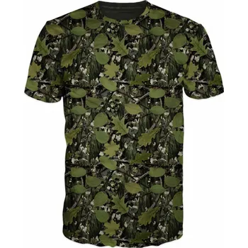 Pánské tričko maskacove-tricko-camouflage-prirodni-list velikost: 7XL - šířka 73 cm, délka 80 cm
