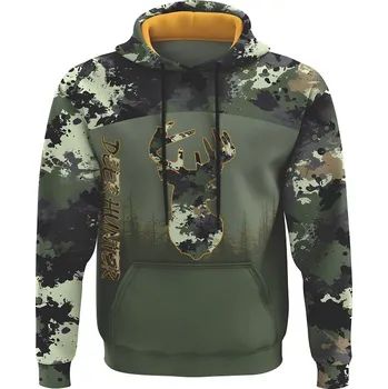 Pánská mikina luxusni_unisex_mikina_lovec_jelen Pánské luxusní mikiny: 4XL