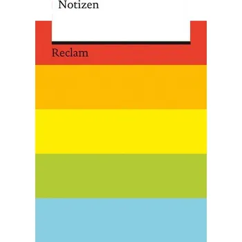 Notizen [DE] (2024, Zápisník / prázdná kniha, Reclam Philipp Jun.)