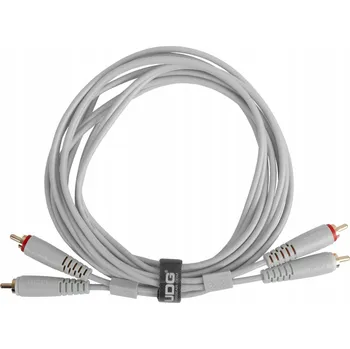 Audio kabel RCA kabel - RCA UDG Ultimate Audio Cable Set RCA - RCA Bílý Přímý 3 m