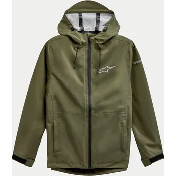 Pánská parka Alpinestars Pánská zelená OMNI RAIN JACKET Alpinestars 1232-11010 690 - L