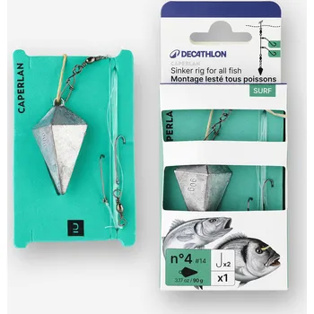 Rybářský háček CAPERLAN Montáž na sportovní rybolov 90 g