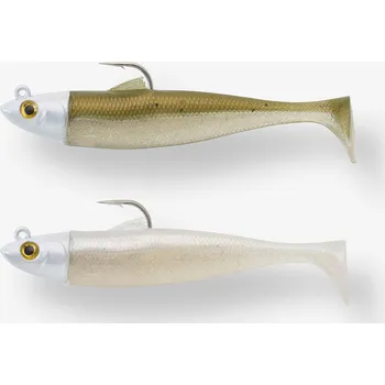 Umělá nástraha CAPERLAN Sada měkkých nástrah Shad Osarda 80 Ayu/bílá