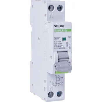 Proudový chránič NOARK Ex9NLE EL 1PN B6 30mA typ: AC 6kA jističochránič 111146
