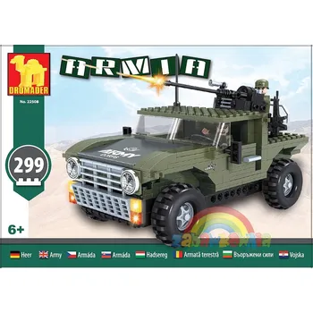 ostatní stavebnice Armádní terénní Stavebnice 299 DÍLŮ 22508 / dromedár /