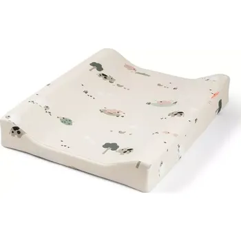 Přebalovací podložka DONE BY DEER omyvatelná přebalovací podložka Tiny farm písková