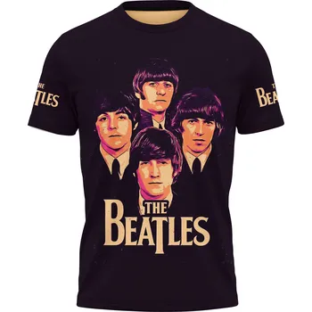 Pánské tričko rockove-tricko-beatles velikost: 7XL - šířka 73 cm, délka 80 cm
