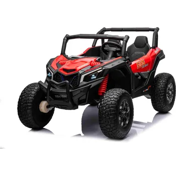 Dětské vozidlo KidVolt Buggy UTV X3 XXL | 4x200W | 24V 7Ah | červená EVA kola | odpružení | 800W