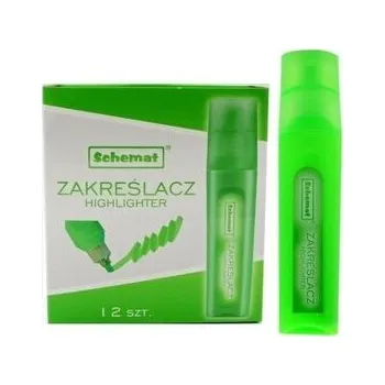 Set školních potřeb Zakreślacz zielony (12szt) (pl, 2000, Schemat)
