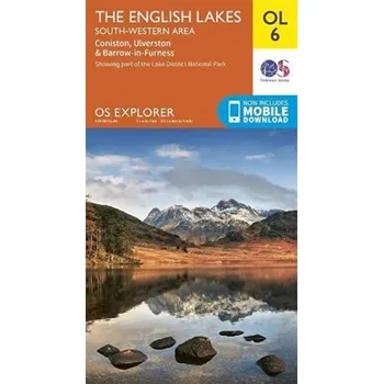 Cestování The English Lakes South-Western Area [EN] (2021, Karta, Ordnance Survey)