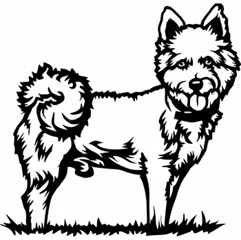 Vsepropejska West highland teriér 5 dřevěná dekorace na zeď Rozměr (cm): 38 x 28