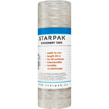Průhledná lepicí páska šířky 12 mm
