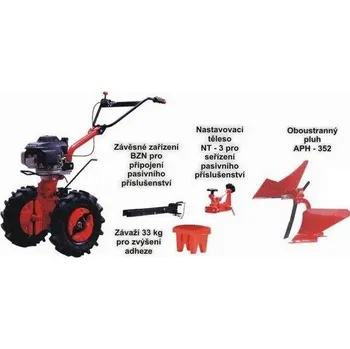 Zahradní traktor Malotraktor VARI GLOBAL KOHLER COMMAND PRO CV224 kompetní orební sestava 4338_Koh224