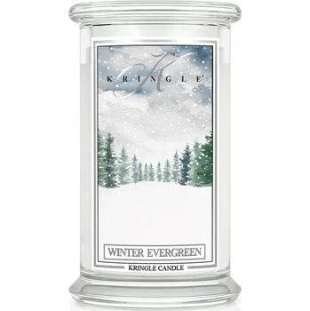 Svíčka Kringle Candle svíčka Winter Evergreen (sójový vosk), 623 g