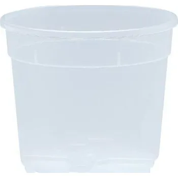 Květináč Květináč na orchideje NEUTRO plastový transparentní d10cm