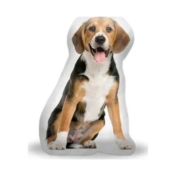 3D polštář ve tvaru Bígl - 36x50 cm