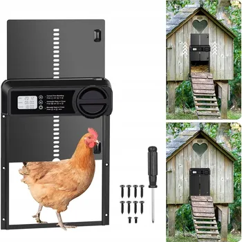 Vrták Automatická Dvířka Do Kurníku S Časovačem Stop