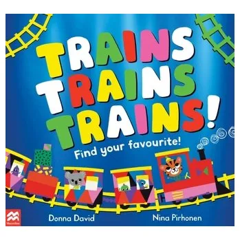 První čtění Trains Trains Trains! - Eden Donna, Feinstein David [EN] (2022, Měkká, Pan Macmillan)