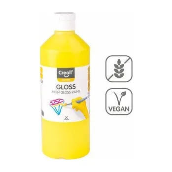 Výtvarná barva Creall barva s vysokým leskem Gloss, 500 ml, světle žlutá