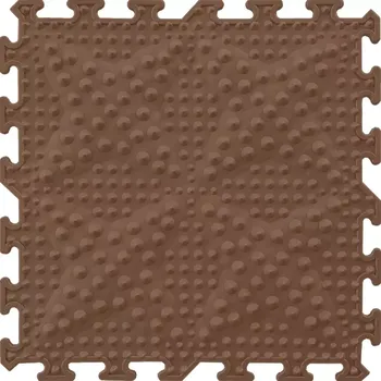 Masážní ortopedické podložky kaktus - měkké - hnědá