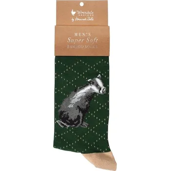 Pánské ponožky Wrendale Designs "A Country Gent" - Jezevec