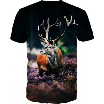 tricko foto jelena velikost: 6XL - šířka 70 cm, délka 79 cm