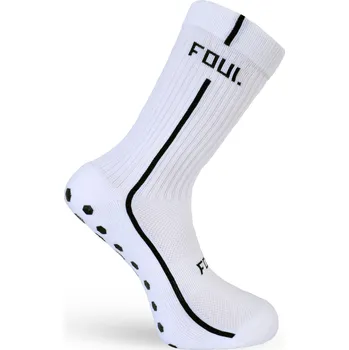 Pánská móda FOUL Fotbalové ponožky FOUL 35/37 BÍLÁ