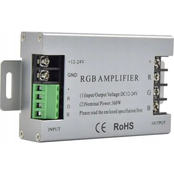 LED osvětlení Zesilovač signálu pro LED RGB pásky