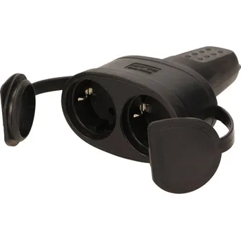 Elektrická zásuvka Elektrická Zásuvka hermetická Orno černá