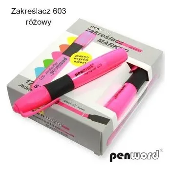 Set školních potřeb Zakreślacz różowy (12szt) (pl, 2000, Penword)