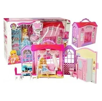 Panenka Domek dla lalek z akcesoriami