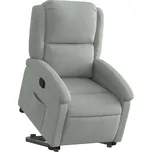 Zvedací polohovací křeslo samet 3204300…