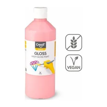 Speciální výtvarná barva Creall barva s vysokým leskem Gloss, 500 ml, růžová