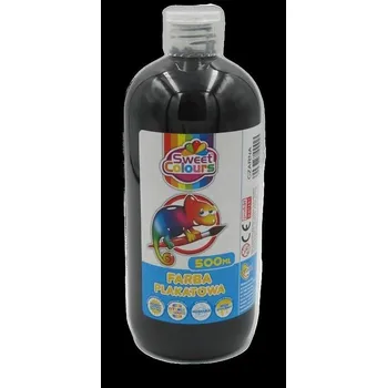 Set školních potřeb Farba plakatowa czarna 500ml