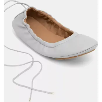 Dámské baleríny Kožené baleríny BOSS Roxanne šedá barva, 50542390 50542390.050 09X, EUR 40