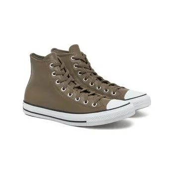 Pánské tenisky Converse Plátěnky Chuck Taylor All Star Faux Leather Hi A09482C 216 Hnědá 42