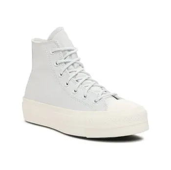 Dámské tenisky Converse Plátěnky Chuck Taylor All Star Lift Platform Leather A05248C Světle modrá 39