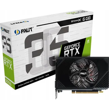 Grafická karta Grafická karta Palit RTX 3050 StormX 6GB GDDR6 6 GB