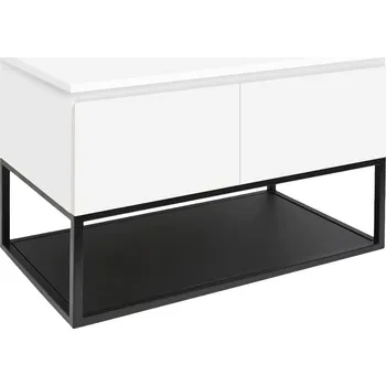 Koupelnový nábytek SAT Koupelnová skříňka s krycí deskou SAT B-Way 119x57x45 cm bílá lesk BWAY120WDESK BWAY120WDESK
