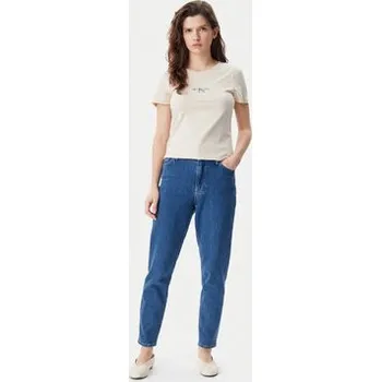 Pánské tričko Calvin Klein Jeans T-Shirt Gradient Monologo J20J225252 Béžová Slim Fit M