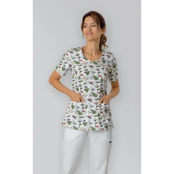 Zdravotnický oděv Zdravotnická halena LIPO D - potisk mikrosvět