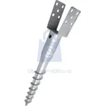 Vrut zemní s přírubou tvaru U, výroba Asie 81/885, balení 1 ks