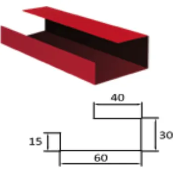 Větrací pás hřebene pod klik 0,47bm