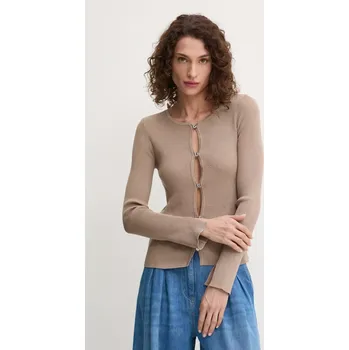 Dámský svetr Kardigan Guess EDEN W5RR17.Z34O0 hnědá 84X, vel. XL