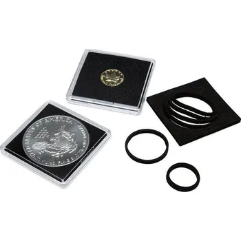 Sběratelství Kapsle na mince Quadrum 16 – 41 mm, balení po 10 ks