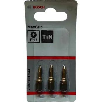 Bit BOSCH - Šroubovací bity MAXGRIP 25mm PH1